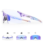 SCVCN Outdoor Sports Photochrome Fahrradbrille für Damen und Herren, Fahrradbrille, Sonnenbrille mit UV400-Schutz