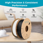 Sovol 2/6/10KG PETG-filament 1,75 mm zwart wit, groothandel 2/6/10 rollen PLA ABS PETG-plastic voor 3D-printers