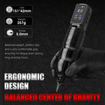 XNET Titan270 draadloze tattoo-pen met krachtige borstelloze motor, 4,0/5,0 mm slag en 2400 mAh batterij voor tattoos