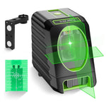 Huepar BOX-1G Osram groene laserwaterpas, zelfnivellerend, 130°/150° horizontaal en verticaal, laserwaterpas met pulsmodus