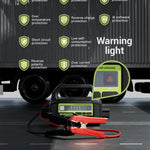 YESPER 24V/6000A piekvermogen startbooster – een alles-in-één apparaat voor het starten en opladen van voertuigen, geschikt voor auto's en vrachtwagens.