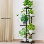 Plantenstandaard, ijzeren standaard met 6/7/8 lagen, plantenrek, plantenorganizer, opbergstandaard, plantenhouder, displaystandaard, tuindecoratie