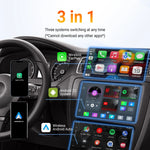 OTTOCAST Play2Video Pro draadloze CarPlay Android Auto-adapter voor Spotify, YouTube, Netflix en IPTV voor VW, Benz, Kia, Honda, Toyota en Audi