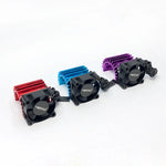 RC 380 390 2838 2845 2847 Bürstenloser Motor RC-Motorlüfter Aluminiumabdeckung Kühlkörper mit Lüfter für 1/14 1/16 1/18 RC-Auto