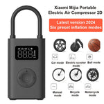 NEUER tragbarer Luftkompressor Xiaomi Mijia 2/2D/2PRO, Luftpumpe 2, intelligenter digitaler Reifendruckerkennungs-Inflator für Auto und Fahrrad