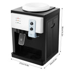 Elektrischer Warm- und Kaltwasserkühlerspender, vielseitiger Desktop-Wasserspender mit Toplader für das Heimbüro (110 V, US/220 V, EU)