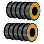 KINGROON PETG 3D-Drucker-Filament 1,75 mm 5 kg 10 kg Mixfarbe 3D-Druckmaterial 1 kg/Rolle Petg Kunststoff für FDM-3D-Drucker
