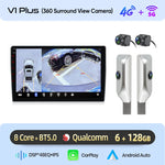Junsun Android 14 Autoradio für Mercedes Benz Smart Fortwo 451 2005–2010 Stereo für Apple Wireless CarPlay Multimedia GPS FM RDS 4G