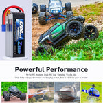 Zeee 6S LiPo-batterij voor FPV-drones, 22,2V 100C 5200mAh met EC5-stekker voor vliegtuigen, helikopters, RC-auto's, vrachtwagens, boten en RC-modelonderdelen.