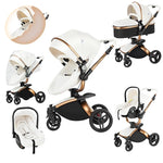 Magic zc leichter Kinderwagen Kinderwagen 3 in 1 Kinderwagen Kinderwagen für Baby leichte Wagen Kinderwagen pu 3 in1 Kinderwagen