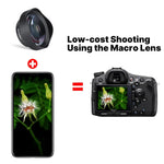 ULANZI 10X Makro-Telefonkameraobjektiv Universalobjektiv für iPhone 16 15 14 13 12 Pro Max/XR/XS Max Alle Android-Smartphone-Telefonobjektiv