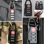 1-10PCS Tragbare Legierung Schloss Vorhängeschloss Outdoor Reise Gepäck Zipper Rucksack Handtasche Sicher Anti-diebstahl Kombination code Nummer Schloss