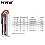 HRB 2S 3S 7,4 V 11,1 V 3000 mah 4S 6S 14,8 V 22,2 V 3300 mah Lipo Batterie 60C XT60 Stecker Für Auto FPV Flugzeug Drone Boot Lkw