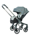 EU-LAGER 4-in-1-Kinderwagen, multifunktionaler Kinderwagen für Neugeborene, faltbarer Korb-Sitz, leichter Reise-Kinderwagen-Autositz