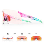 SCVCN Outdoor Sports Photochrome Fahrradbrille für Damen und Herren, Fahrradbrille, Sonnenbrille mit UV400-Schutz