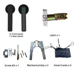 M5 Tuya BLE Fingerabdruck-Türschloss, digitales elektronisches Schloss mit Passwort/Schlüssel/IC-Karte/Smartlife/Tuya APP entsperren