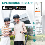 EVERCROSS TECH EV10S MAX Abektroroller Faltbar Pot App, 500 W Motor, Reichweite bis zu km, 10 Tubeless