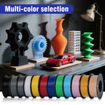 KINGROON PETG 3D-Drucker-Filament 1,75 mm 5 kg 10 kg Mixfarbe 3D-Druckmaterial 1 kg/Rolle Petg Kunststoff für FDM-3D-Drucker