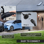 dé Typ 2 Verlängerung kabel 11kW für Wallbox-Ladestation ev Ladegerät kompatibel mit allen Typ 2 Ladesteckern 5m 10m 15m 20m