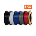 KINGROON PETG 3D-Drucker-Filament 1,75 mm 5 kg 10 kg Mixfarbe 3D-Druckmaterial 1 kg/Rolle Petg Kunststoff für FDM-3D-Drucker