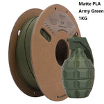 ERYONE 1/3/5/10KG Matte PLA Premium Filament 1.75mm 3D Print, Meerdere kleuren beschikbaar, Grote aanbieding matte PLA filament, 1KG/spoel