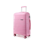 KONO Hartschalenkoffer, Leicht, 4 Rollen, TSA-Schloss & YKK-Reißverschlüsse, PP-Material(M/L/XL)