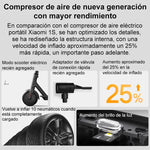 NEUER tragbarer Luftkompressor Xiaomi Mijia 2/2D/2PRO, Luftpumpe 2, intelligenter digitaler Reifendruckerkennungs-Inflator für Auto und Fahrrad