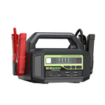 YESPER 24V/6000A piekvermogen startbooster – een alles-in-één apparaat voor het starten en opladen van voertuigen, geschikt voor auto's en vrachtwagens.