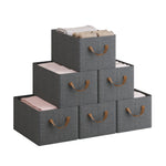 3/5/6 stuks opvouwbare stoffen opbergkubussen voor kast, speelgoed, ondergoed, kledingorganizer, opbergdoos, kledingkast, thuisopbergorganizer