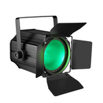 200W COB LED Par Licht mit Scheunentüren Aluminium DJ DMX512 Beam Wash Strobe Effekt Bühnenbeleuchtung Warmweiß RGBWAUV 6in1 200W