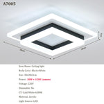 Quadratische Acryl-Deckenleuchte, moderne LED-Deckenleuchte, weiße 6500K LED-Deckenleuchten für Schlafzimmer, Büro, Küche, Wohnzimmer