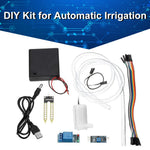 DIY Automatisches Bewässerungssystem Selbstbewässerung DIY Kit Garten Pflanzen Wasserpumpe Bodenfeuchtigkeitssensor Relaismodul für Arduino