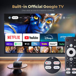 FHD 1080P-projector, Bluetooth, wifi, officiële Netflix-ondersteuning, AI-autofocus, 1500 ANSI 38000 lumen, autofocus, 4K-ondersteuning