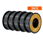 KINGROON PETG 3D-Drucker-Filament 1,75 mm 5 kg 10 kg Mixfarbe 3D-Druckmaterial 1 kg/Rolle Petg Kunststoff für FDM-3D-Drucker