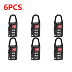 1-10PCS Tragbare Legierung Schloss Vorhängeschloss Outdoor Reise Gepäck Zipper Rucksack Handtasche Sicher Anti-diebstahl Kombination code Nummer Schloss