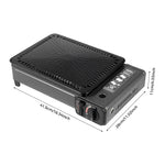 Tragbarer Campinggrill-Gasherd, Butangaskocher für Camping, Reisen, Trekking, 0,25–0,3 MPa, 41,5 x 28 x 11 cm