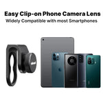 ULANZI 10X Makro-Telefonkameraobjektiv Universalobjektiv für iPhone 16 15 14 13 12 Pro Max/XR/XS Max Alle Android-Smartphone-Telefonobjektiv