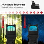 Mini MR Red Dot Vizier Collimator Geweer Reflexvizier Richtkijker gemonteerd op 20mm rail voor airsoft-/jacht