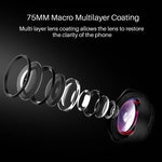ULANZI 10X Makro-Telefonkameraobjektiv Universalobjektiv für iPhone 16 15 14 13 12 Pro Max/XR/XS Max Alle Android-Smartphone-Telefonobjektiv