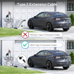dé Typ 2 Verlängerung kabel 11kW für Wallbox-Ladestation ev Ladegerät kompatibel mit allen Typ 2 Ladesteckern 5m 10m 15m 20m