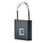 O10 Smart Fingerprint Hangslot Waterdicht Biometrisch Vingerafdruk Sleutelloos Deurslot USB Oplaadbaar Beveiligingshangslot Huisontgrendeling