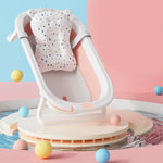Opvouwbaar babybadje voor baby's en peuters van 0-24 maanden, draagbaar en multifunctioneel voor op reis, inclusief kussen voor pasgeborenen en antislipmat.