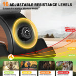 MettleMatic RM5 magnetische roeimachine, Bluetooth, 16 weerstandsniveaus, 150 kg draagvermogen, voor thuisgebruik