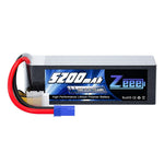 Zeee 6S LiPo-batterij voor FPV-drones, 22,2V 100C 5200mAh met EC5-stekker voor vliegtuigen, helikopters, RC-auto's, vrachtwagens, boten en RC-modelonderdelen.