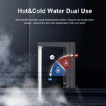Briwellna 3400 W 220 V Elektrische Küche Warmwasserbereiter Wasserhahn Instant Hot Edelstahl Wasserhahn Heizung Kaltheizung Wasserhahn