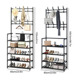Schuh-Hutablage, Kleiderbügel, mehrschichtiges Schuhregal, Tür-Organizer, bodenstehendes Lagerregal