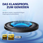 Soundcore by Anker Space Q45 Bluetooth-hoofdtelefoon, adaptieve actieve ruisonderdrukking tot 98%, 50 uur afspeeltijd, app-bediening, L