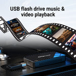 OTTOCAST Play2Video Pro draadloze CarPlay Android Auto-adapter voor Spotify, YouTube, Netflix en IPTV voor VW, Benz, Kia, Honda, Toyota en Audi