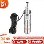 Dompelbare waterpomp, energiebesparend, 12V, werkafstand 20m, maximale doorstroming 1,2m³/u, werkend in energiezone, diepwaterbronpomp