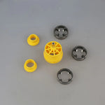 1/2 Set Waterpijp Draadplaat Set 1/2" 3/4" PVC Draadmaker Gereedschap met 3 Matrijzen Kunststof Pijp Tap Matrijzen Set voor Elektrische Boormachine